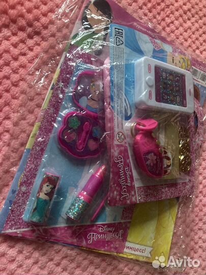 Журнал для детей Disney Принцесса с 3 игрушками