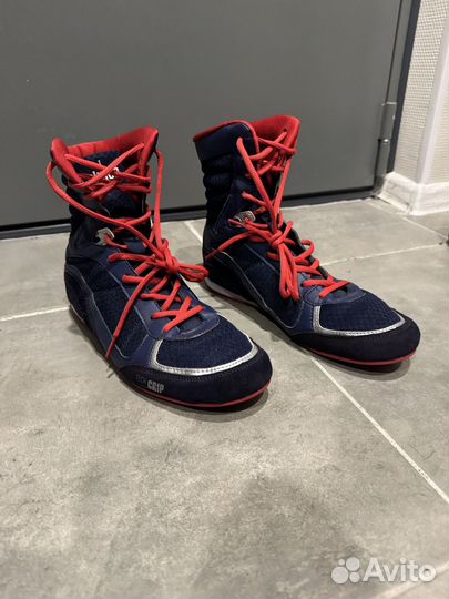 Боксерки clinch olimp сине-красные
