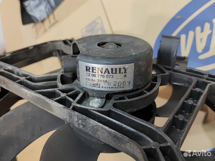 Вентилятор охлаждения Renault sandero