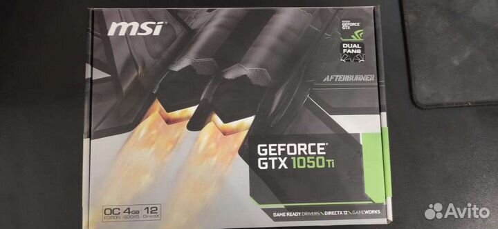 Видеокарта GTX 1050 ti msi