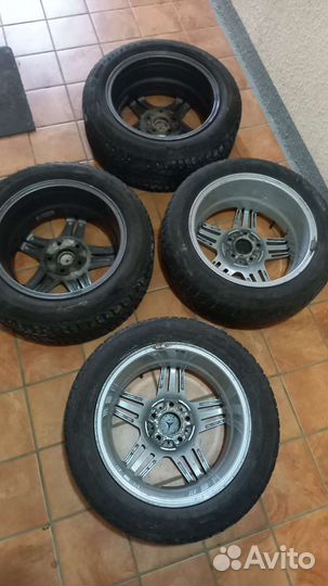 Литые диски /шины 205/55 r16 на mercedes