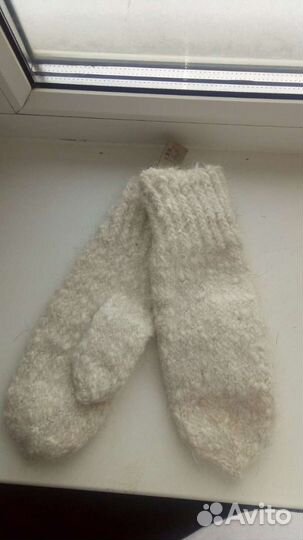 Варежки из собачьей шерсти