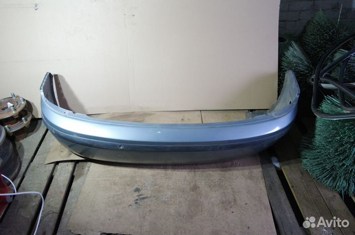 Бампер задний седан Skoda fabia I с парктрониками