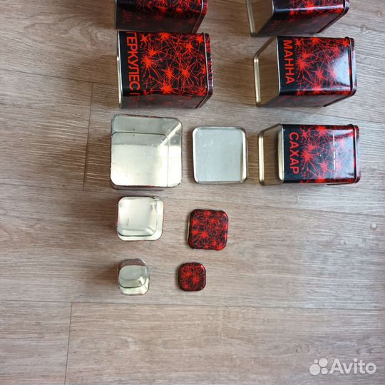 Контейнер для хранения сыпучих продуктов металл 18