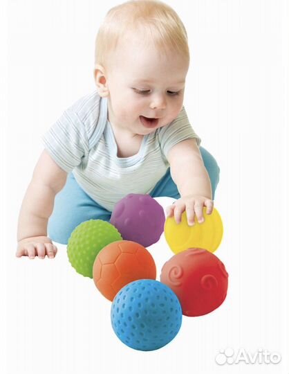 Набор тактильных мячиков little hero