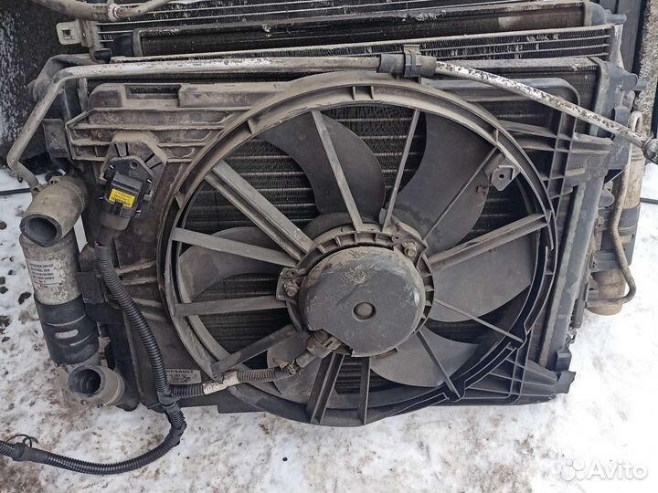 Вентилятор охлаждения renault logan