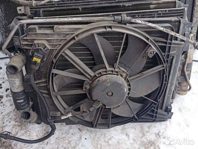 Вентилятор охлаждения renault logan