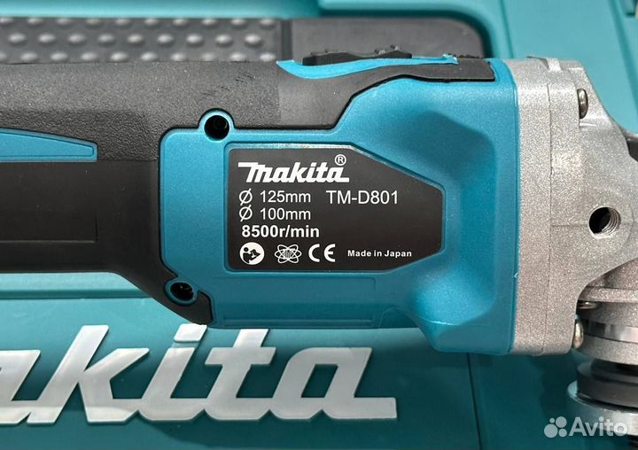 Аккумуляторная болгарка Makita 125мм (Арт.64675)