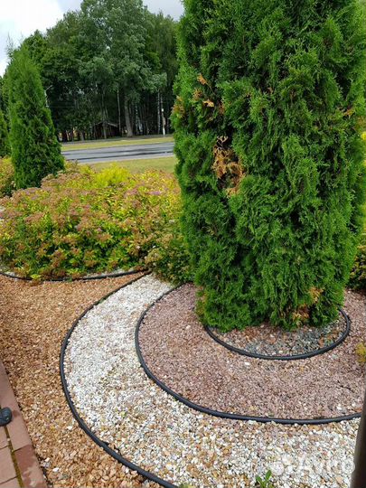 Бордюр садовый пластиковый/ лента для клумб