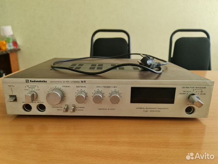 Усилитель radiotehnika у 101 стерео
