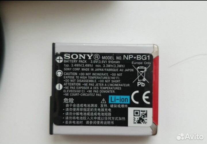 Батарейка на фотоаппарат Сони