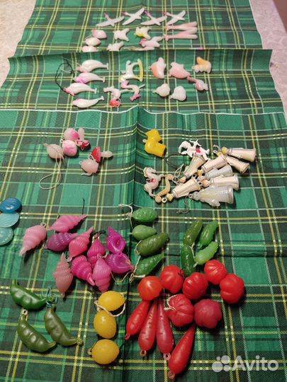 Игрушки для ёлки Малютки пластик