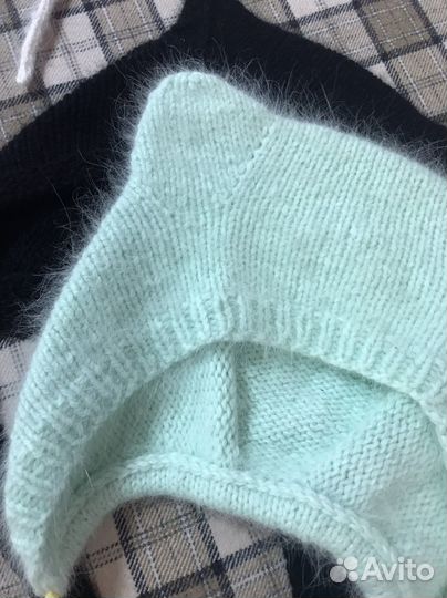 Шапка чепчик с ушками