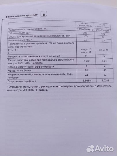 Морозильная камера бу pozis-свияга-109-2