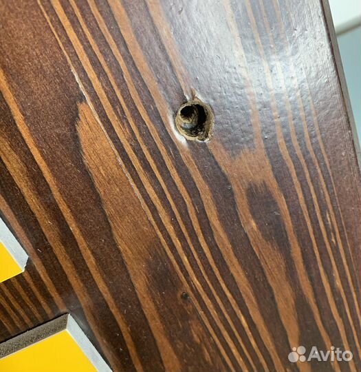 Вывеска из масив дерева 2400*410