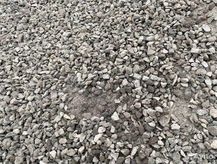Щебень, песок
