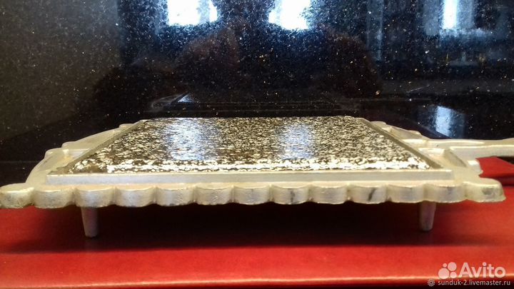 Подставка под горячее. металл, керамика, СССР