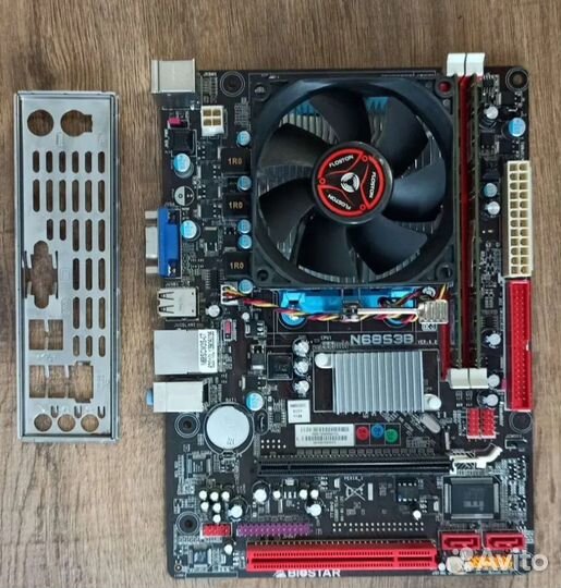Комплект AM3 Biostar N68S3B / Athlon II X450 /8 gb