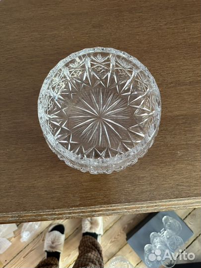 Салатник хрустальный