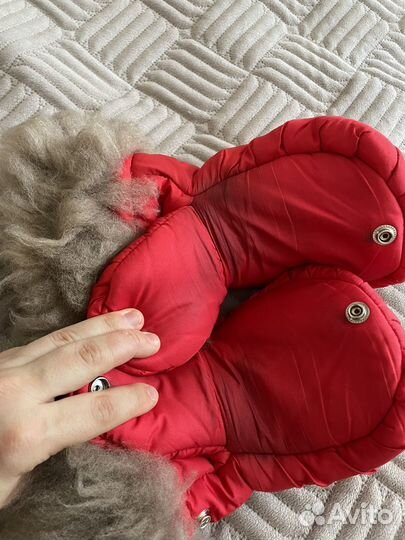 Stokke winter kit и шкура из овчины на сиденье