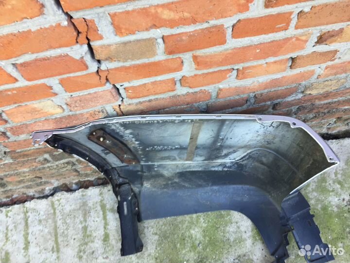 Митсубиши Паджеро 4 накладка бампера задняя правая