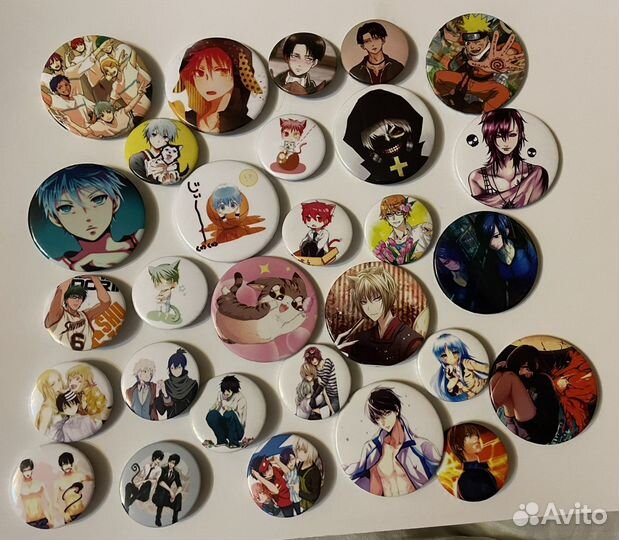 Значки аниме