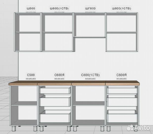 Кухня мдф со столешницей. Цена реальная