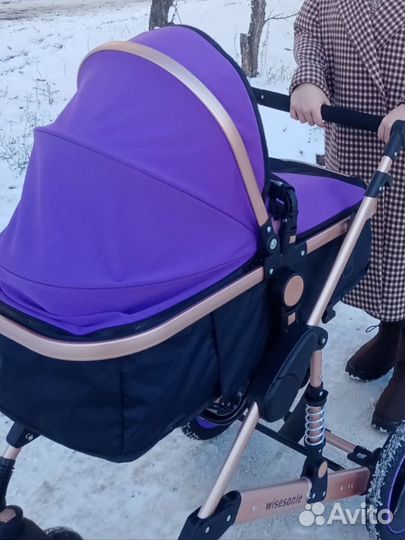 Коляска трансформер 3 в 1 wisesonle Q3