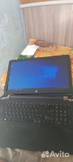 Ноутбук hp и зарядка в комплекте