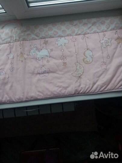 Бортики в детскую кроватку бу