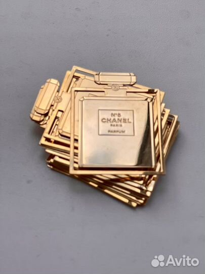 Закладка для книг золотая chanel