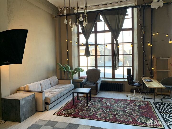 Аренда лофта с панорамными окнами