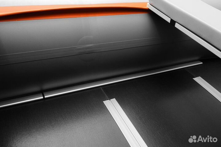 Лодка пвх Роджер (Roger) Hunter серый с оранж