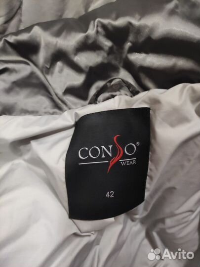 Пуховик conso женский