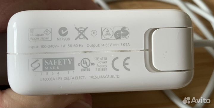 Блок питания apple 45w