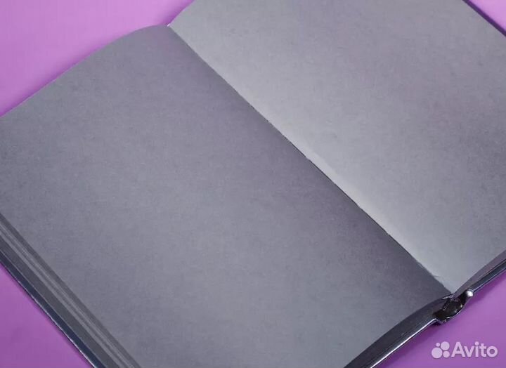 Блокнот с серебряными страницами, 196 листов