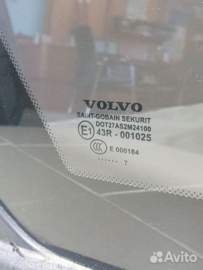 Форточка задняя левая Volvo S40 2007