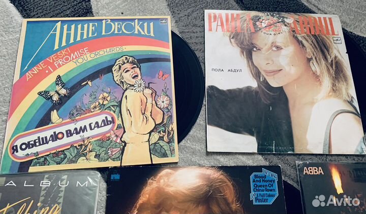 Виниловые пластинки abba, modern, amanda,paula
