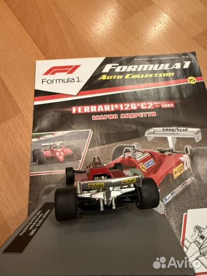 Модель Формула 1 Ferrari 126 C2 - Andretti -1982