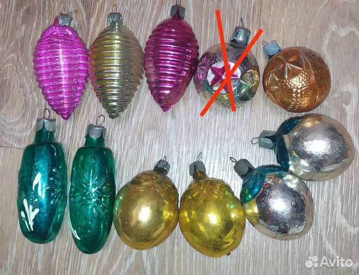 Елочные игрушки СССР