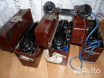 Военный полевой телефон таи-43. 3 штуки
