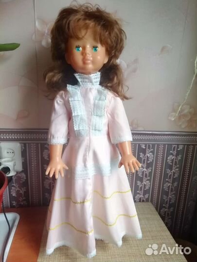 Кукла времён СССР, большая шагающая