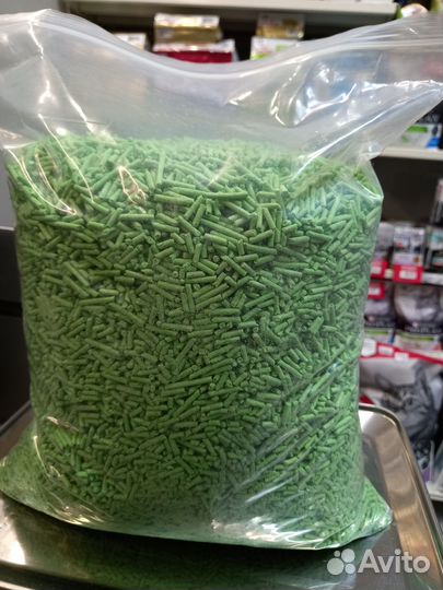 Китайский соевый наполнитель Тофу 9,7л Зеленый чай