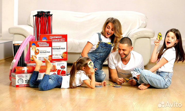 Двухжильный кабельный тёплый пол daewoo enertec