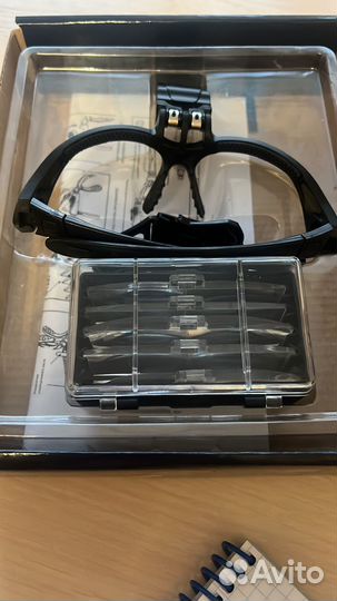 Очки лупа с подсветкой