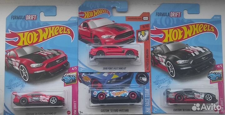Hot Wheels подборка Ford Mustang