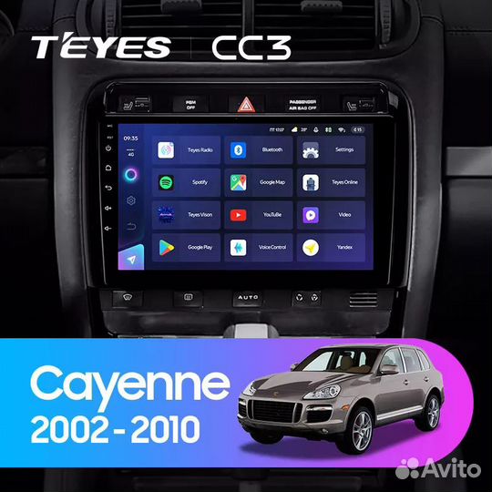 Магнитола Teyes Porsche Cayenne 2002-2010 CC3