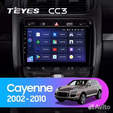 Магнитола Teyes Porsche Cayenne 2002-2010 CC3