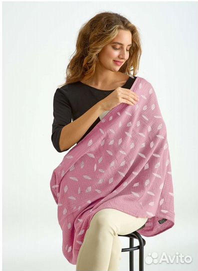 Накидка для кормления муслин diva milano