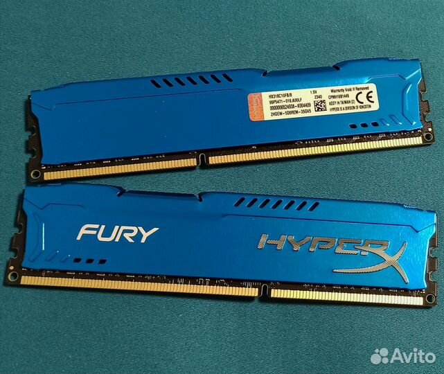Новая DDR3 16gb HyperX